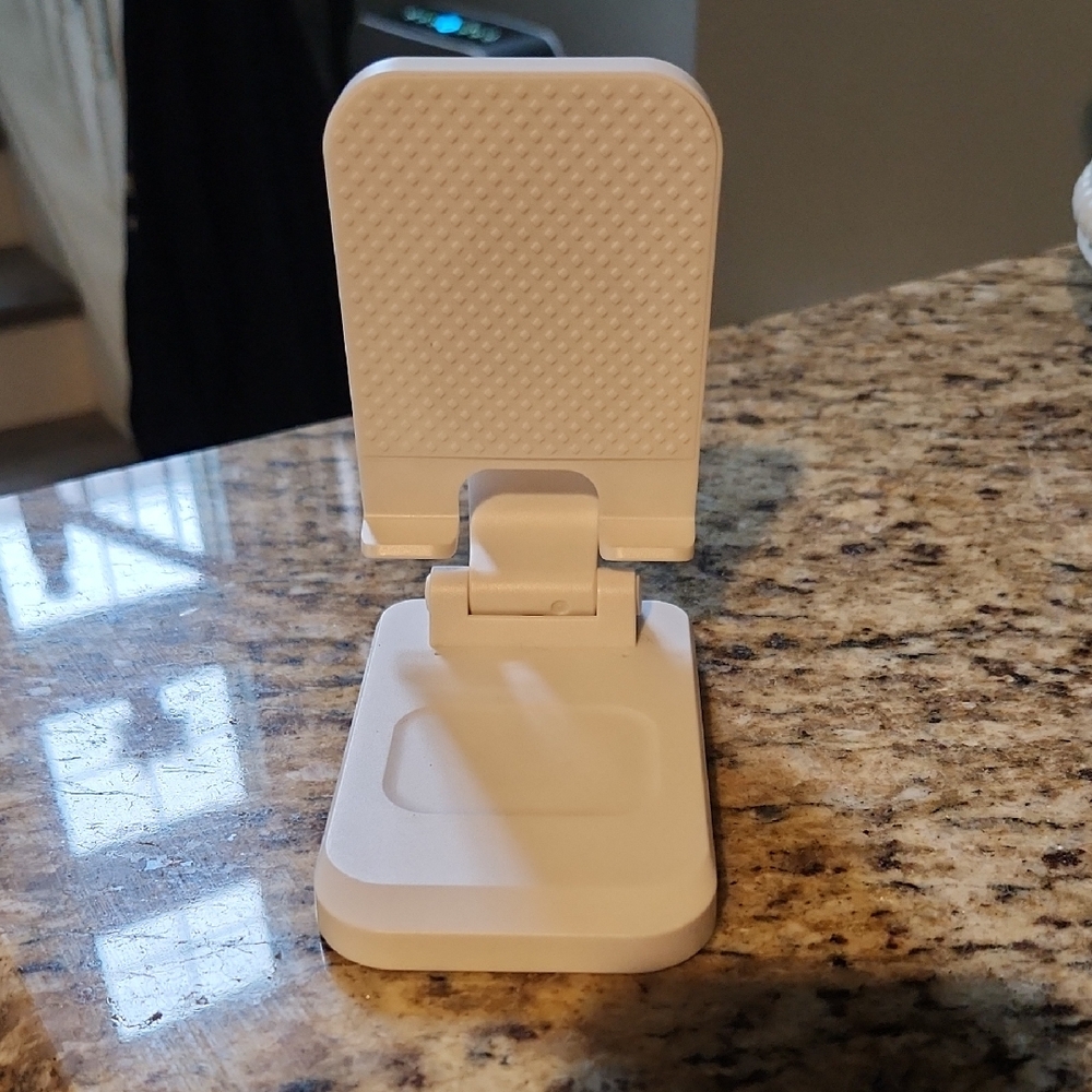 Adjustable Phone Stand in White